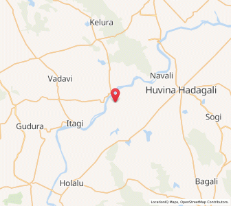 Map of Magalam, Karnataka