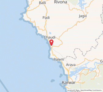 Map of Magdal, Goa