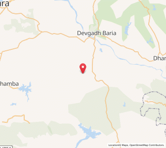 Map of Magoi, Gujarat