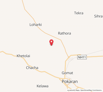 Map of Magra ki Dhani, Rajasthan
