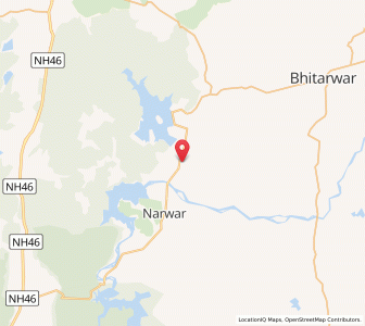 Map of Magroni, Madhya Pradesh