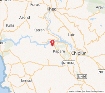 Map of Mahabaleshwar, Maharashtra