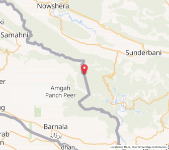 Map of Mahader, Kashmir