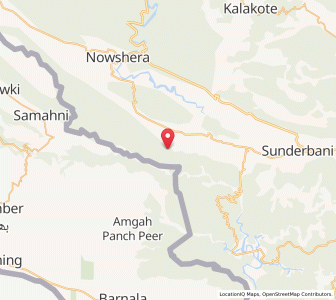 Map of Mahador, Kashmir