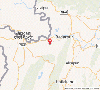 Map of Mahakal, Assam