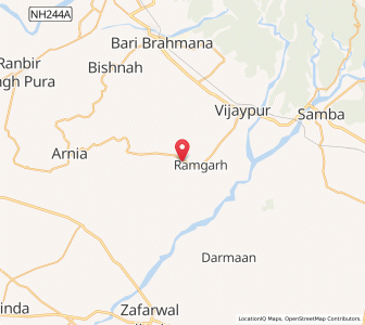 Map of Mahal Kalandariyan, Kashmir