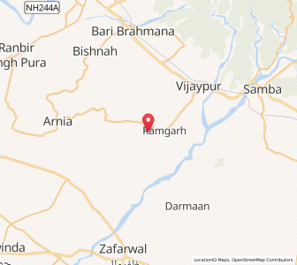 Map of Mahal Shahan, Kashmir