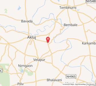 Map of Mahalung, Maharashtra