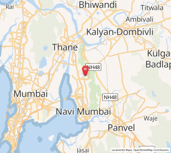 Map of Mahape, Maharashtra