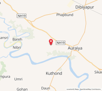 Map of Maharatpur, Uttar Pradesh