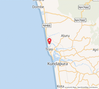 Map of Mahavishnu Deven, Karnataka