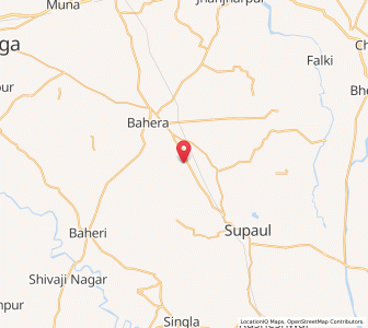 Map of Mahinawan, Bihar