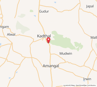 Map of Mahisama, Andhra Pradesh