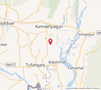 Map of Mahishkuchi, West Bengal