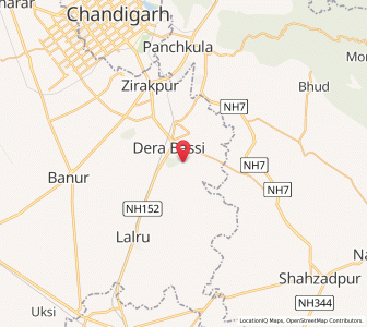 Map of Mahiwala, Punjab