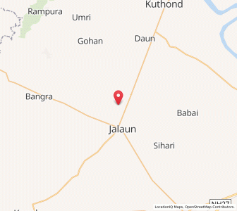 Map of Mahiya Khas, Uttar Pradesh