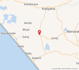 Map of Mahiyari, Gujarat