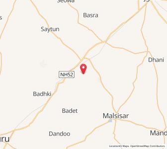 Map of Mahlon ka Bas, Rajasthan