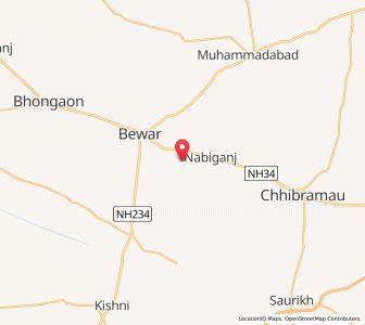 Map of Mahmudiya, Uttar Pradesh