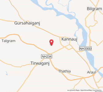 Map of Mahoria, Uttar Pradesh