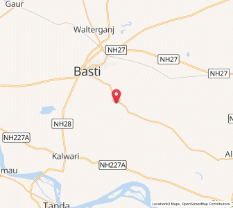 Map of Mahson, Uttar Pradesh
