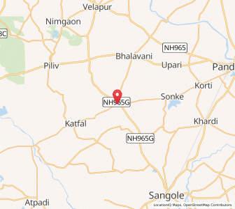 Map of Mahud Budrukh, Maharashtra
