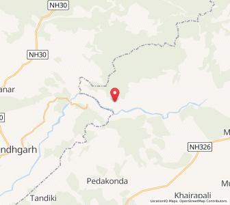 Map of Mahupadar, Chhattisgarh