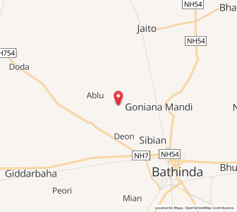 Map of Maihma Sawai, Punjab