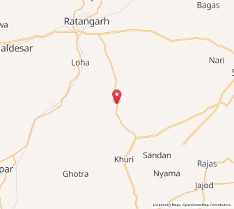 Map of Mainasar, Rajasthan