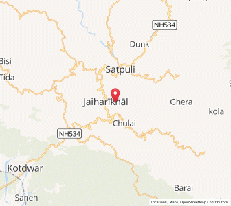 Map of Maindoli, Uttarakhand