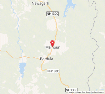 Map of Mainpur Khurd, Chhattisgarh