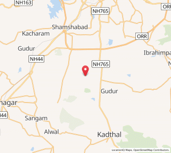 Map of Maisaram, Andhra Pradesh
