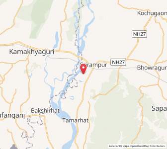Map of Majer Dabri, Assam