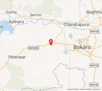 Map of Majhidih, Jharkhand