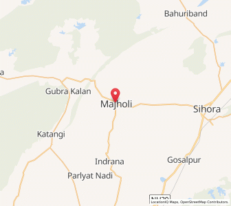Map of Majholi, Madhya Pradesh
