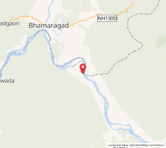 Map of Maji Mendri, Maharashtra