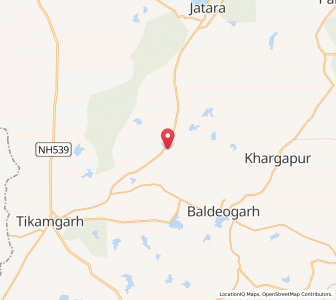 Map of Majna, Madhya Pradesh