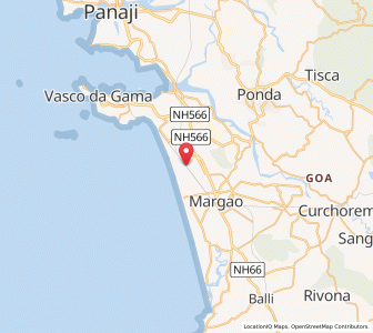 Map of Majorda, Goa