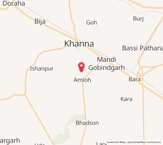 Map of Majri Kishanewali, Punjab