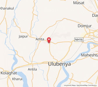 Map of Majukhetra, West Bengal