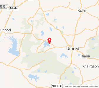 Map of Makardhokra, Maharashtra