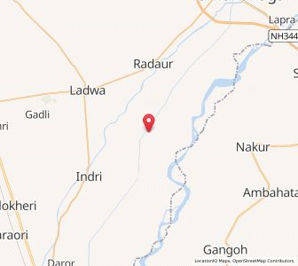 Map of Makhala, Haryana