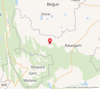 Map of Makhera, Madhya Pradesh