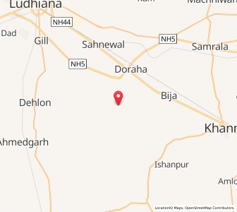 Map of Makhsudra, Punjab