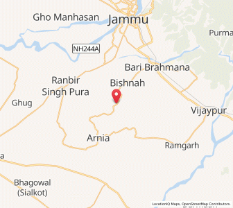 Map of Makkhanpur, Kashmir