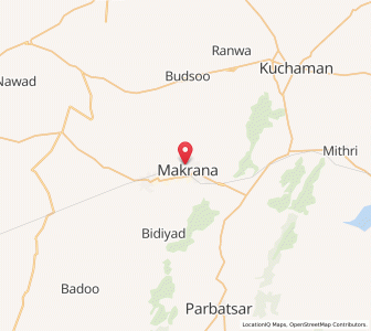 Map of Makrana, Rajasthan