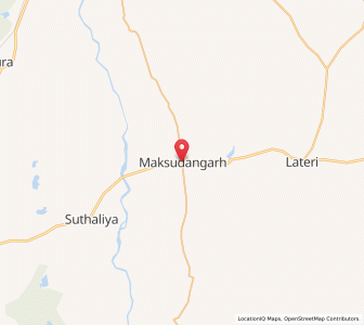 Map of Maksudangarh, Madhya Pradesh