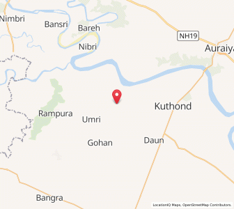 Map of Maktaura, Uttar Pradesh