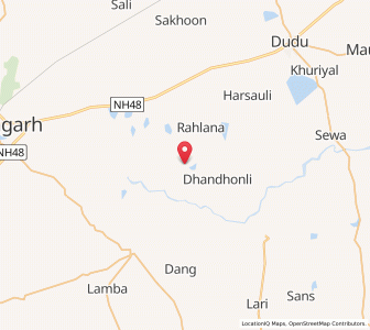 Map of Mala, Rajasthan