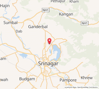 Map of Malabagh, Kashmir
